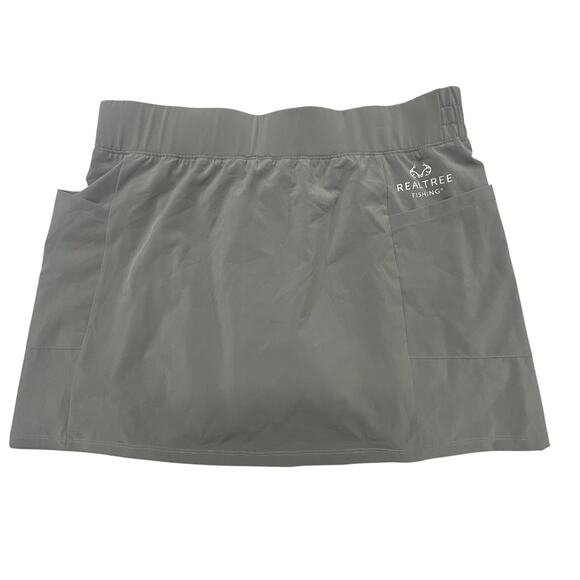 Realtree Fishing Gray Athletic Outdoor Skort Built-in‎ Shorts Size L (12–14) - Picture 1 of 10